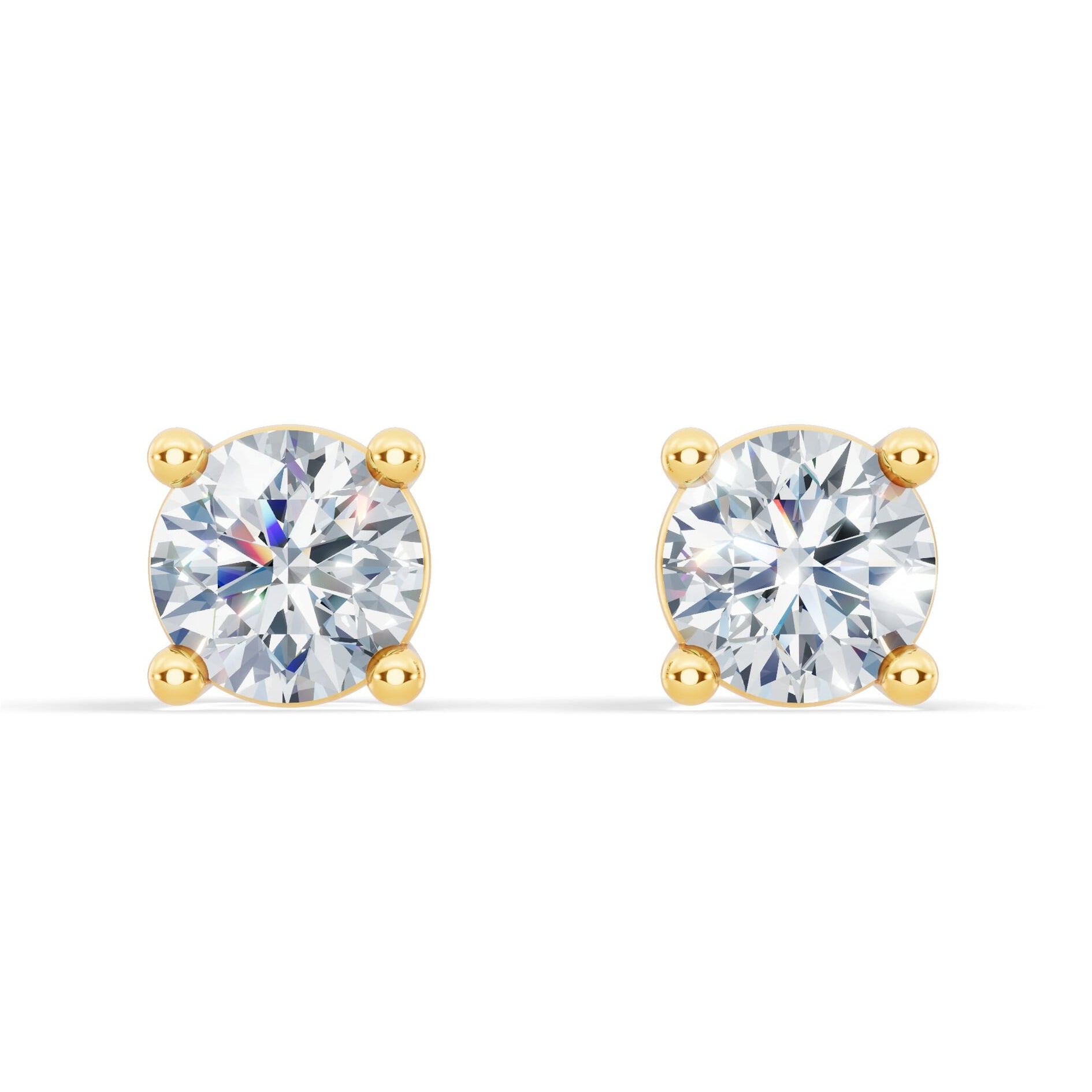 Classic Lab Diamond Stud Earrings (1/4 ct. tw.) – VS+ Clarity - 14k