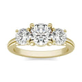 3 CTW AGI Certified Lab Grown Diamond (G-VS) Three Stone Engagement