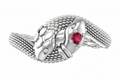 Intertwined Serpents Ring – Unity, Love & Wisdom | BY GALYA