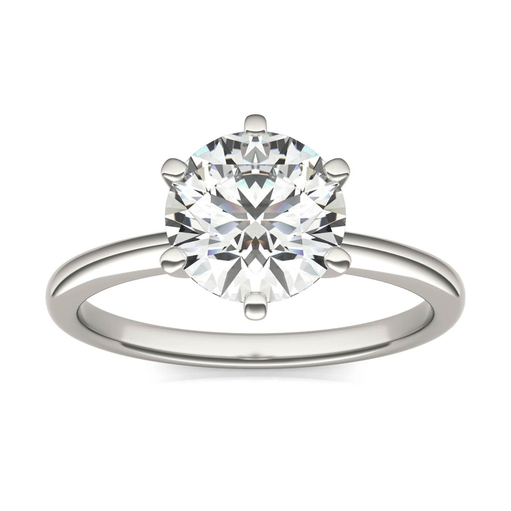 2.00 CTW AGI Certified Lab Grown Diamond Solitaire Engagement Ring –