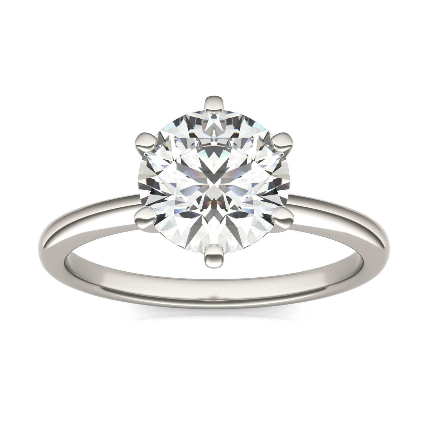 2.00 CTW AGI Certified Lab Grown Diamond Solitaire Engagement Ring –