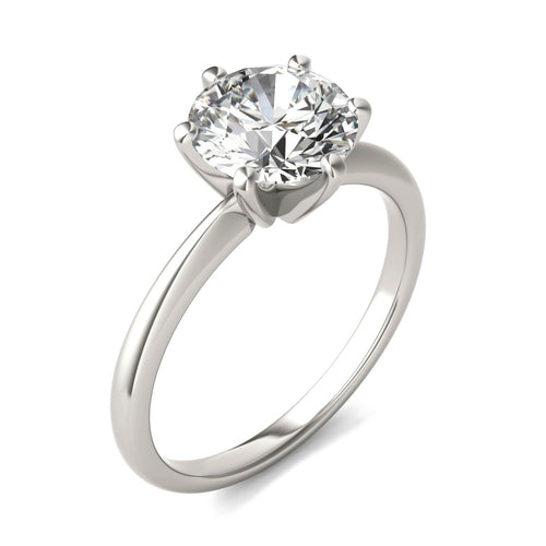 2.00 CTW AGI Certified Lab Grown Diamond Solitaire Engagement Ring –