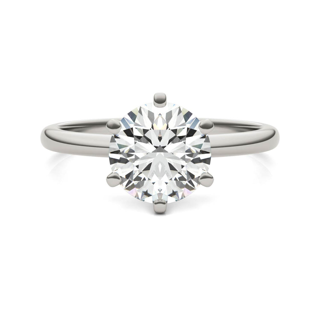 2.00 CTW AGI Certified Lab Grown Diamond Solitaire Engagement Ring –