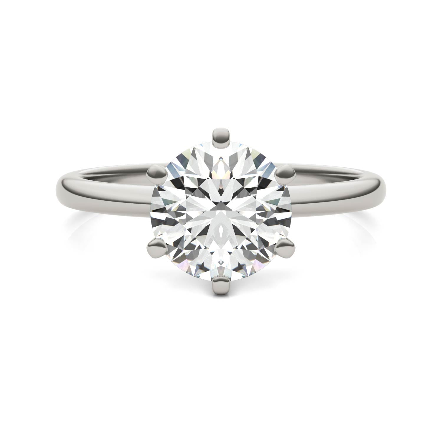 2.00 CTW AGI Certified Lab Grown Diamond Solitaire Engagement Ring –