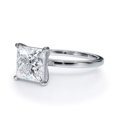 2.00 CTW AGI Certified Lab Grown Diamond Solitaire Engagement Ring –