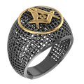 Masonic Ring – Breathable Lattice Structure  BY GALYA