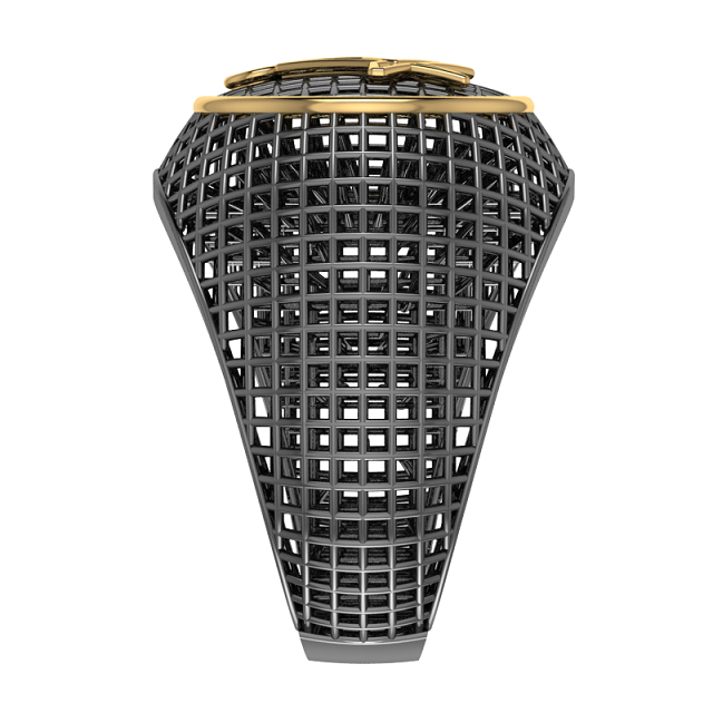 Masonic Ring – Breathable Lattice Structure  BY GALYA