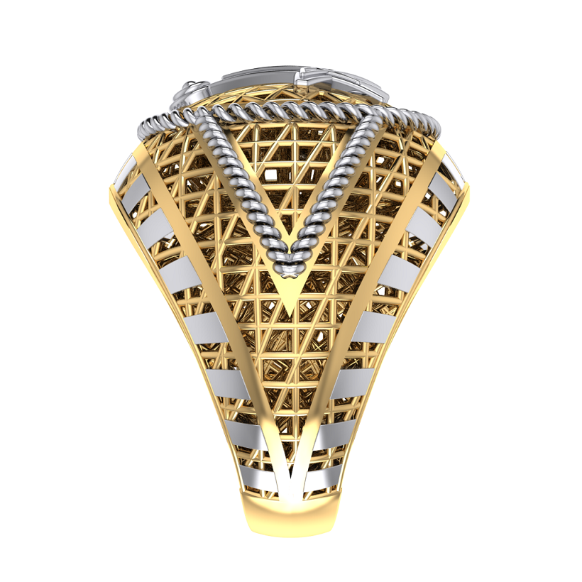 Masonic Ring - Breathable Lattice Structure  BY GALYA