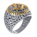 Masonic Ring – Breathable Lattice Structure  BY GALYA