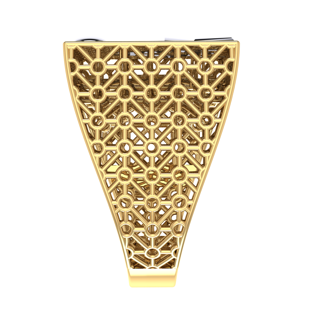 Masonic Ring – Breathable Lattice Structure  BY GALYA