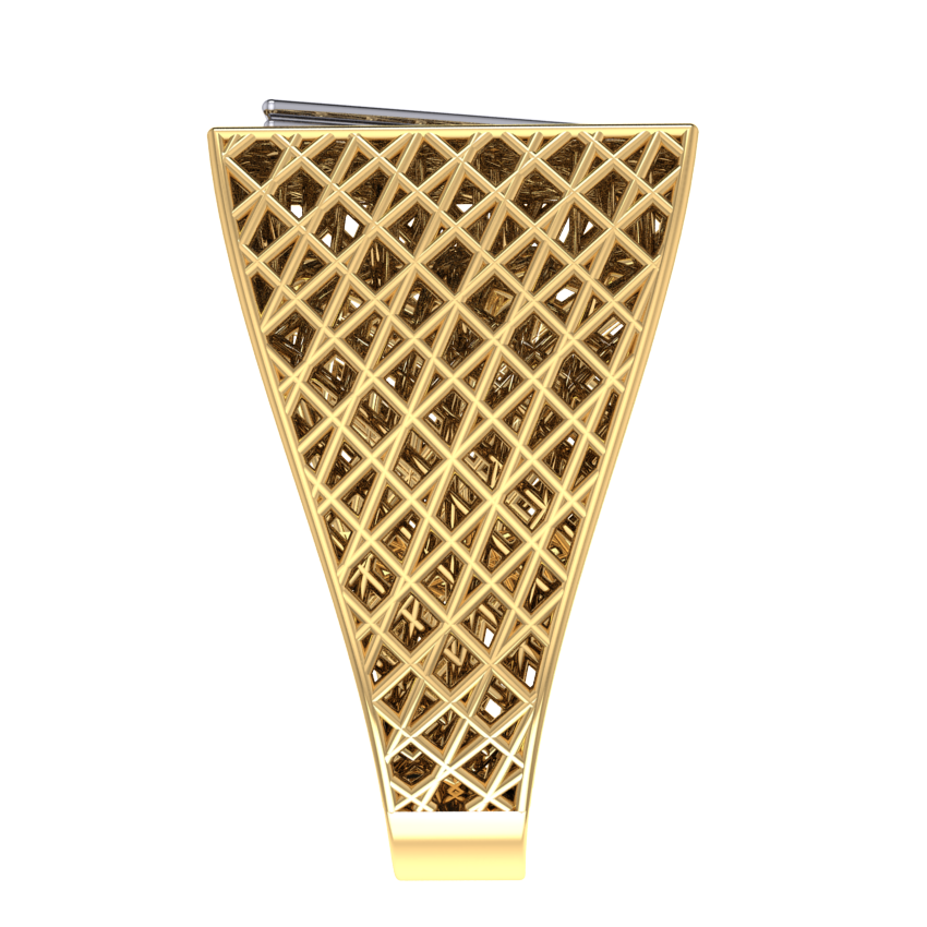Masonic Ring – Breathable Lattice Structure  BY GALYA
