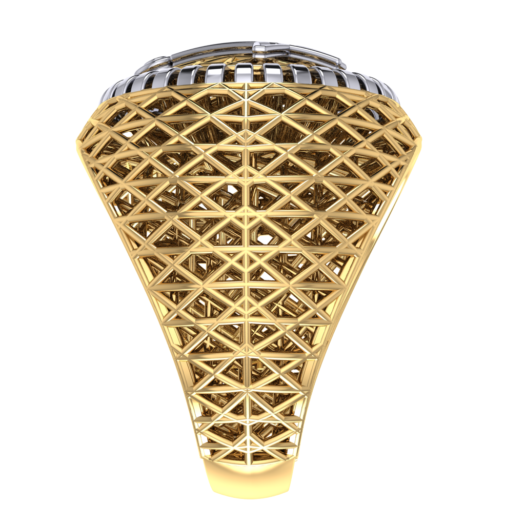 Masonic Ring – Breathable Lattice Structure  BY GALYA