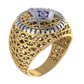 Masonic Ring – Breathable Lattice Structure  BY GALYA