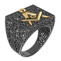 Masonic Ring – Breathable Lattice Structure  BY GALYA