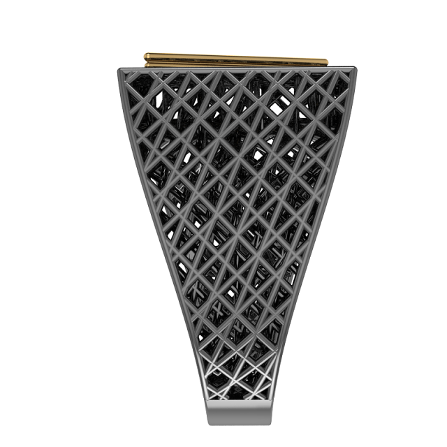 Masonic Ring – Breathable Lattice Structure  BY GALYA