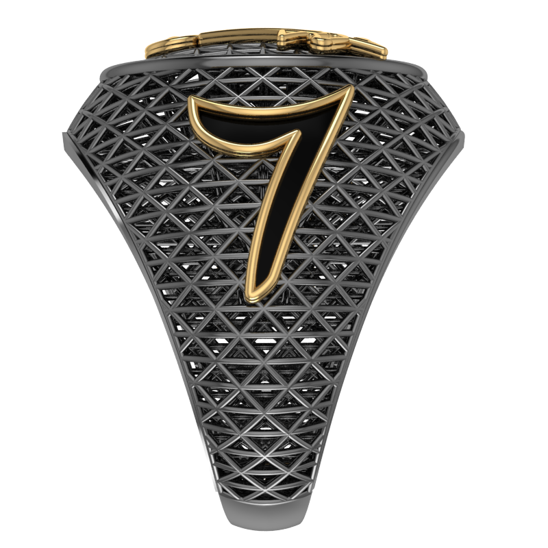 Masonic Ring Past Master – Breathable Lattice Structure  BY GALYA