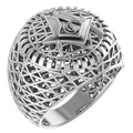 Masonic Ring – Breathable Lattice Structure  BY GALYA