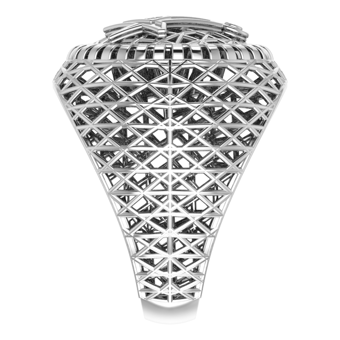 Masonic Ring – Breathable Lattice Structure  BY GALYA
